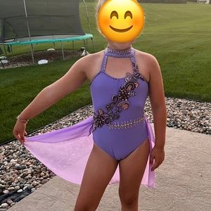 Custom lyrical costume size 10 youth. New.